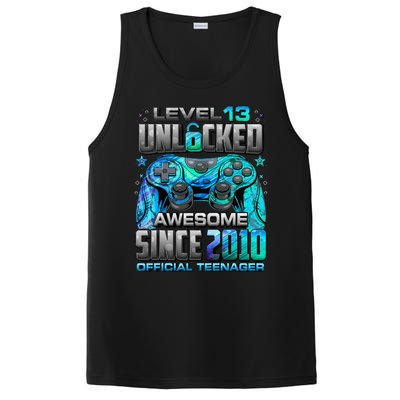 Level 13 Unlocked Awesome Since 2010 13th Birthday Gaming PosiCharge Competitor Tank