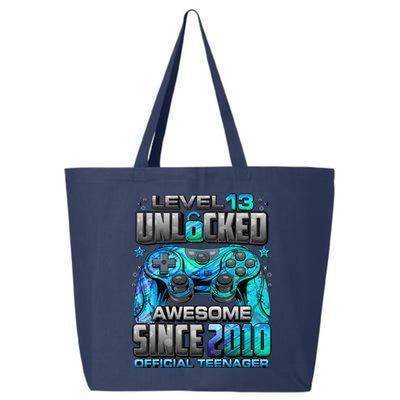 Level 13 Unlocked Awesome Since 2010 13th Birthday Gaming 25L Jumbo Tote