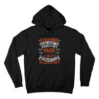 Legend 1928 Vintage 95th Birthday Born In February 1928 Hoodie