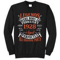 Legend 1928 Vintage 95th Birthday Born In February 1928 Tall Sweatshirt