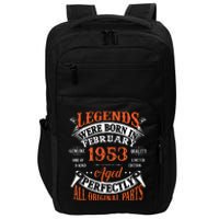 Legend 1953 Vintage 70th Birthday Born In February 1953 Impact Tech Backpack