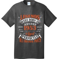 Legend 1953 Vintage 70th Birthday Born In august 1953 T-Shirt