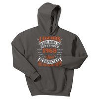 Legend 1968 Vintage 55th Birthday Born In september 1968 Kids Hoodie