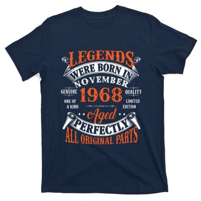 Legend 1968 Vintage 55th Birthday Born In November 1968 T-Shirt