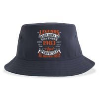 Legend 1983 Vintage 40th Birthday Born In November 1983 Sustainable Bucket Hat