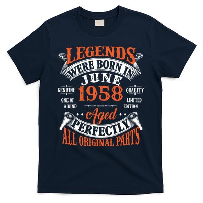 Legend 1958 Vintage 65th Birthday Born In June 1958 T-Shirt