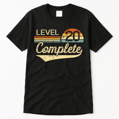 Level 20 Complete Vintage 20th Wedding Anniversary Tall T-Shirt