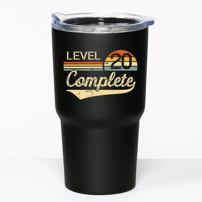 Level 20 Complete Vintage 20th Wedding Anniversary Tumbler