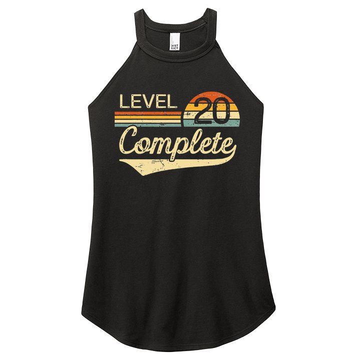 Level 20 Complete Vintage 20th Wedding Anniversary Women's Perfect Tri Rocker Tank