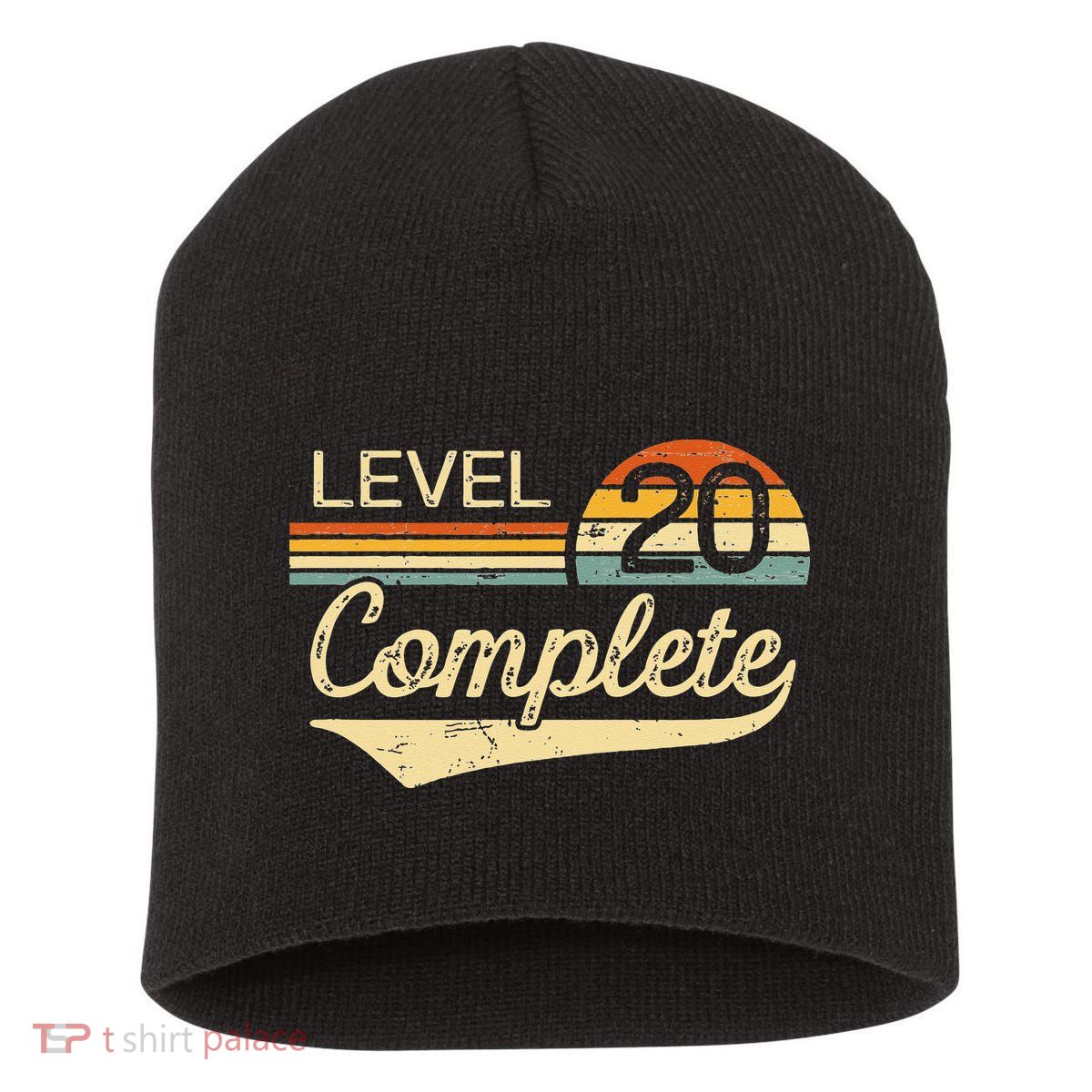 Level 20 Complete Vintage 20th Wedding Anniversary Short Acrylic Beanie