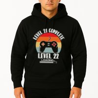 Level 21 Complete Level 22 Loading Vintage Birthday Video Game Hoodie