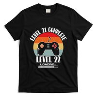Level 21 Complete Level 22 Loading Vintage Birthday Video Game T-Shirt