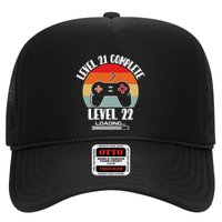 Level 21 Complete Level 22 Loading Vintage Birthday Video Game Trucker Hat