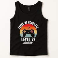 Level 21 Complete Level 22 Loading Vintage Birthday Video Game Tank Top