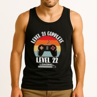 Level 21 Complete Level 22 Loading Vintage Birthday Video Game Tank Top