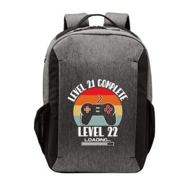 Level 21 Complete Level 22 Loading Vintage Birthday Video Game Vector Backpack