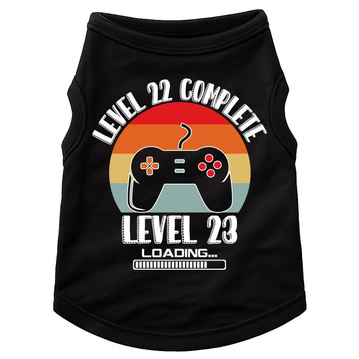 Level 22 Complete Level 23 Loading Vintage Birthday Video Game Doggie Tank