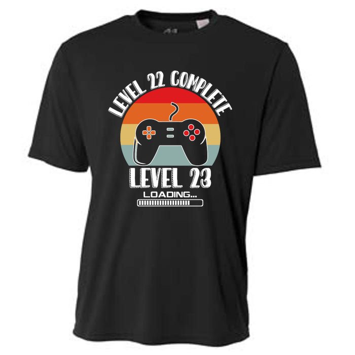 Level 22 Complete Level 23 Loading Vintage Birthday Video Game Cooling Performance Crew T-Shirt