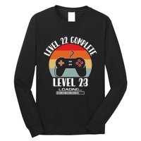 Level 22 Complete Level 23 Loading Vintage Birthday Video Game Long Sleeve Shirt