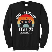 Level 22 Complete Level 23 Loading Vintage Birthday Video Game Sweatshirt