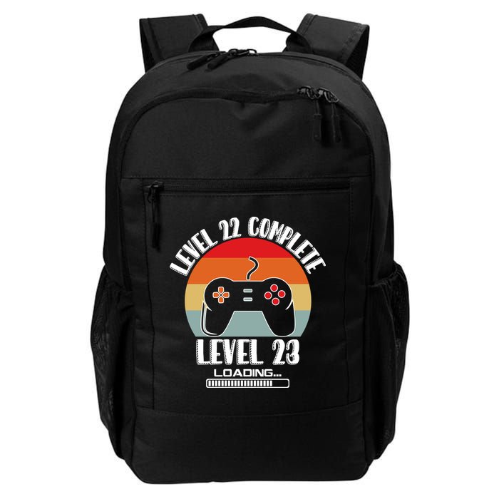 Level 22 Complete Level 23 Loading Vintage Birthday Video Game Backpack