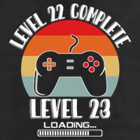 Level 22 Complete Level 23 Loading Vintage Birthday Video Game Beanie