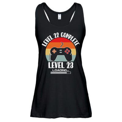 Level 22 Complete Level 23 Loading Vintage Birthday Video Game Ladies Essential Flowy Tank