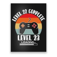 Level 22 Complete Level 23 Loading Vintage Birthday Video Game Poster