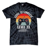 Level 22 Complete Level 23 Loading Vintage Birthday Video Game Tie-Dye T-Shirt