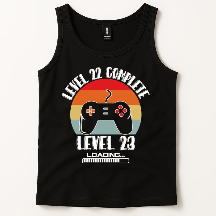 Level 22 Complete Level 23 Loading Vintage Birthday Video Game Tank Top