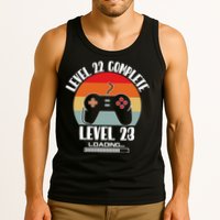 Level 22 Complete Level 23 Loading Vintage Birthday Video Game Tank Top