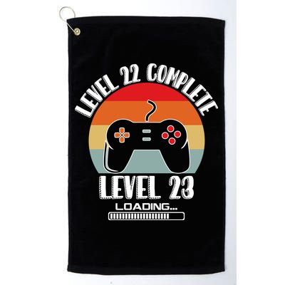 Level 22 Complete Level 23 Loading Vintage Birthday Video Game Golf Towel