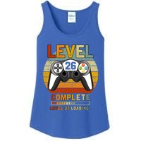 Level 26 Complete Level 27 Loading Gamers 26th Birthday Gift Ladies Essential Tank