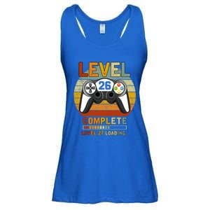 Level 26 Complete Level 27 Loading Gamers 26th Birthday Gift Ladies Essential Flowy Tank