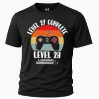 Level 27 Complete Level 28 Loading Vintage Birthday Video Game Performance Shirt