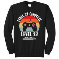 Level 27 Complete Level 28 Loading Vintage Birthday Video Game Sweatshirt