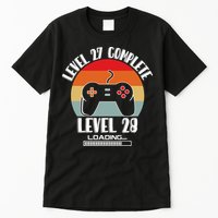 Level 27 Complete Level 28 Loading Vintage Birthday Video Game Tall T-Shirt