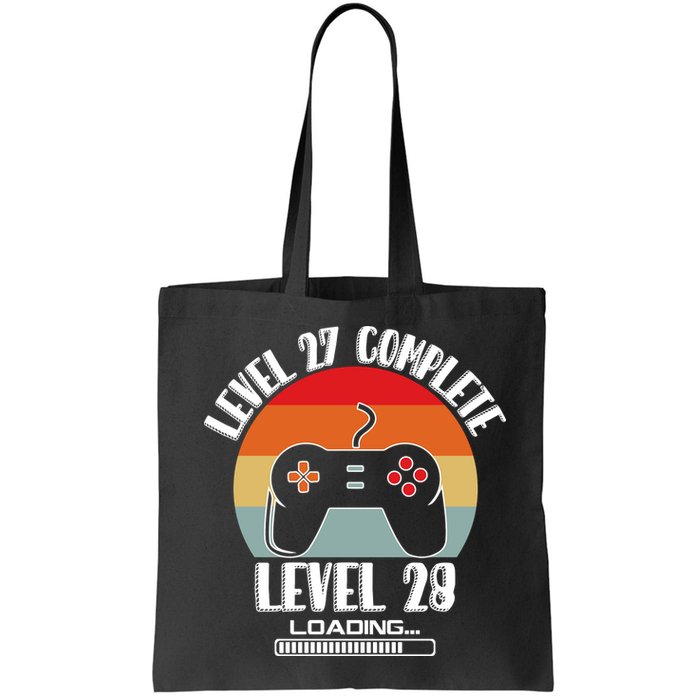 Level 27 Complete Level 28 Loading Vintage Birthday Video Game Bag