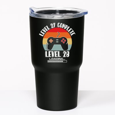 Level 27 Complete Level 28 Loading Vintage Birthday Video Game Tumbler