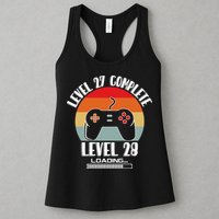 Level 27 Complete Level 28 Loading Vintage Birthday Video Game Womens Tank Top