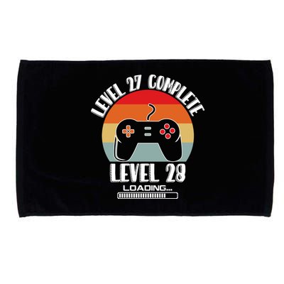 Level 27 Complete Level 28 Loading Vintage Birthday Video Game Microfiber Hand Towel