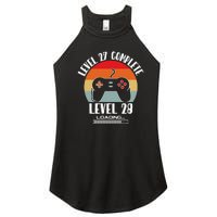 Level 27 Complete Level 28 Loading Vintage Birthday Video Game Women's Perfect Tri Rocker Tank