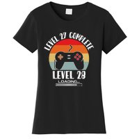 Level 27 Complete Level 28 Loading Vintage Birthday Video Game Women's T-Shirt