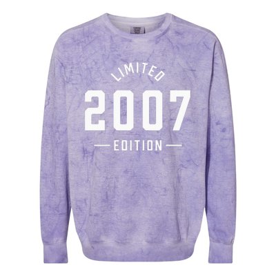 Limited 2007 Edition Sweet 16th Birthday Teen Girl Colorblast Crewneck Sweatshirt