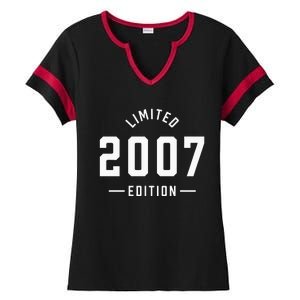 Limited 2007 Edition Sweet 16th Birthday Teen Girl Ladies Halftime Notch Neck Tee