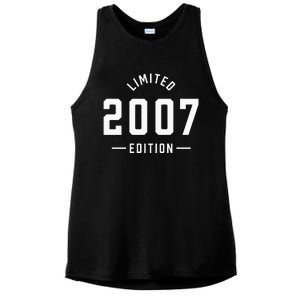 Limited 2007 Edition Sweet 16th Birthday Teen Girl Ladies PosiCharge Tri-Blend Wicking Tank