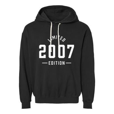 Limited 2007 Edition Sweet 16th Birthday Teen Girl Garment-Dyed Fleece Hoodie