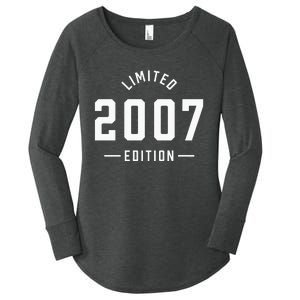 Limited 2007 Edition Sweet 16th Birthday Teen Girl Women's Perfect Tri Tunic Long Sleeve Shirt