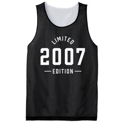 Limited 2007 Edition Sweet 16th Birthday Teen Girl Mesh Reversible Basketball Jersey Tank