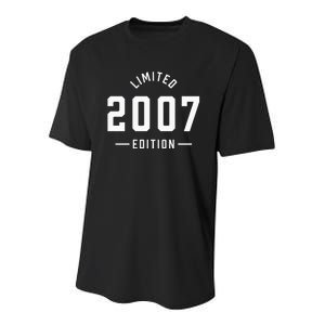 Limited 2007 Edition Sweet 16th Birthday Teen Girl Youth Performance Sprint T-Shirt